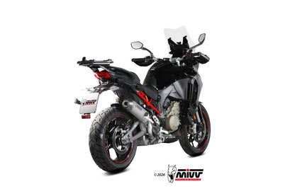 Escape homologado Mivv OVAL en Titanio para Ducati Multistrada V4 / S / S Sport 25-26