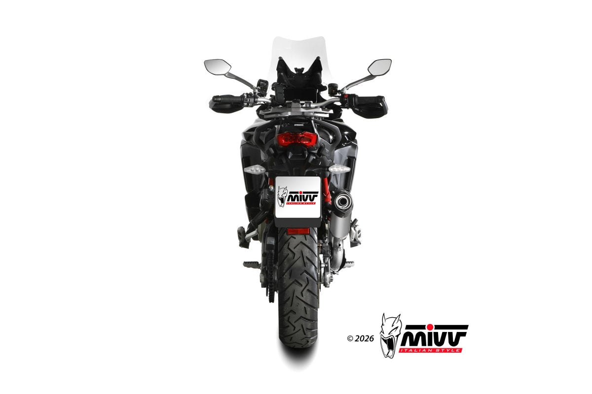 Escape homologado Mivv OVAL en Titanio para Ducati Multistrada V4 / S / S Sport 25-26