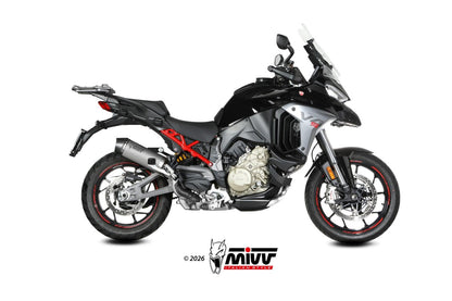 Escape homologado Mivv OVAL en Titanio para Ducati Multistrada V4 / S / S Sport 25-26
