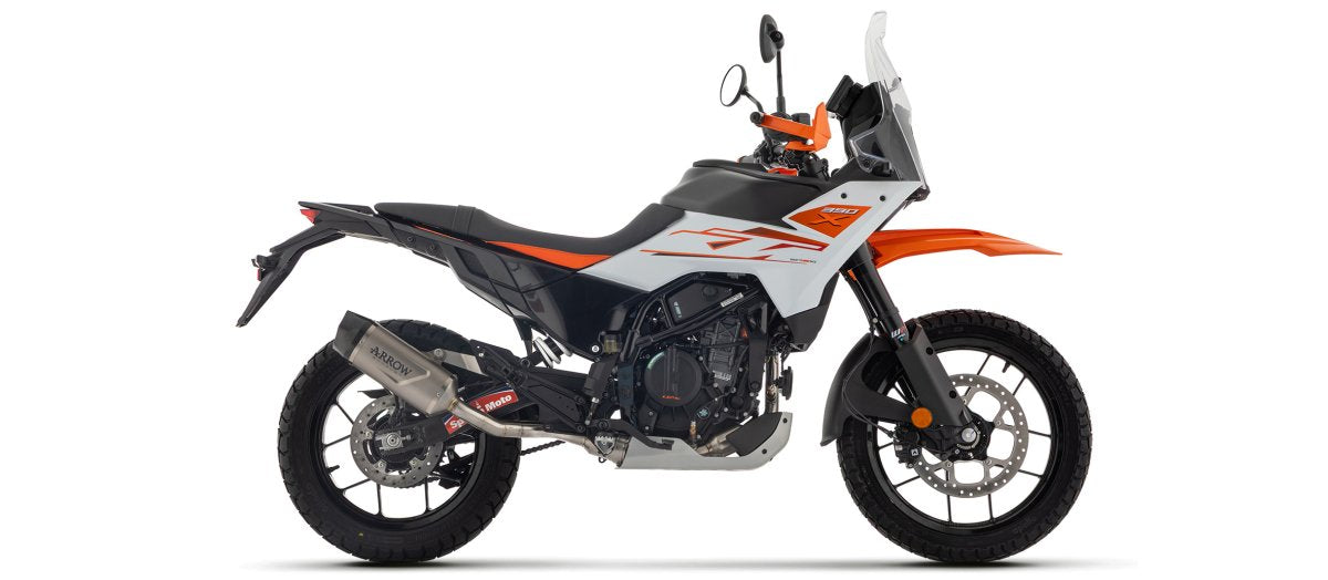 Escape ARROW Indy Race homologado en titanio para KTM 390 ADVENTURE / SW 25-26 - vista 3