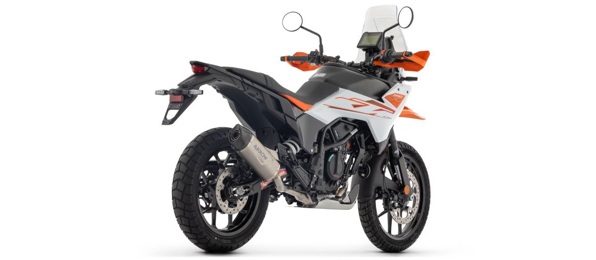 Escape ARROW Indy Race homologado en titanio para KTM 390 ADVENTURE / SW 25-26 - vista 5