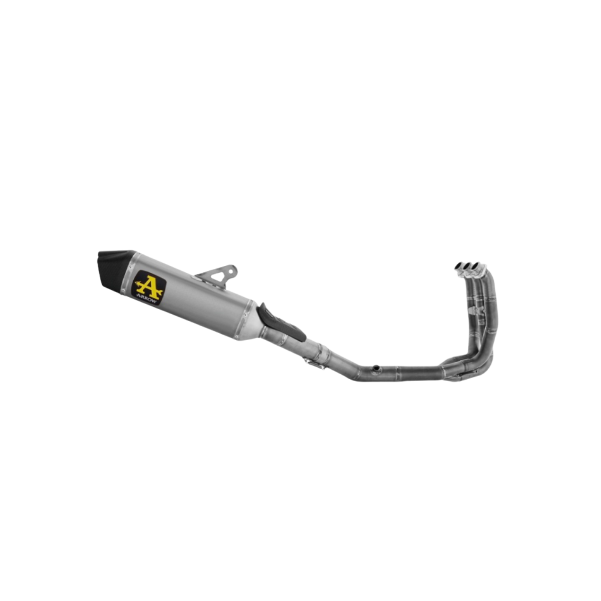 Escape completo ARROW Indy Race no homologado en titanio completo con colectores en titanio para TRIUMPH DAYTONA 660 24-26 - vista 1