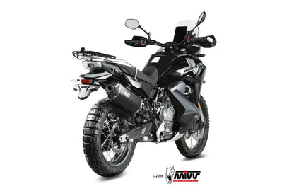 Escape homologado Mivv Speed Edge en Acero negro para CF Moto 800 MT X 25-26