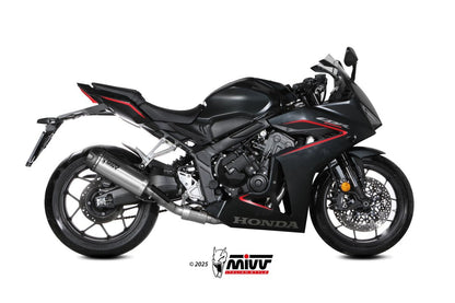 Escape completo homologado Mivv AK-1 en Titanio para Honda CBR 650 R 24-26 | CB 650 R / NEO Sports Café 24-26