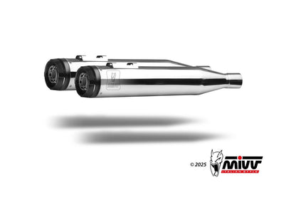 Escape homologado Mivv HR-1 en Acero inox. para Harley Davidson CVO Road Glide ST / Street Glide / Ultra Limited / Ultra Limited Anniversary 24-26