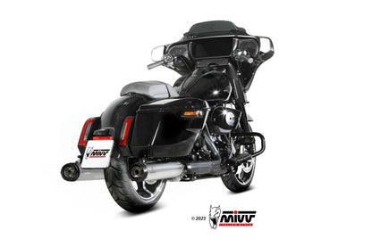 Escape homologado Mivv HR-1 en Acero inox. para Harley Davidson CVO Road Glide ST / Street Glide / Ultra Limited / Ultra Limited Anniversary 24-26