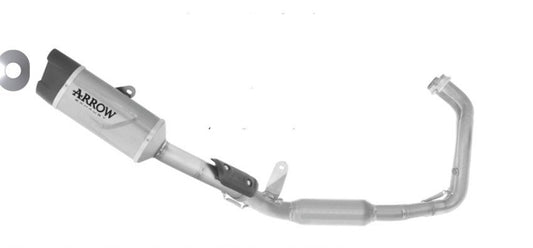 Escape completo ARROW Indy Race homologado en titanio con colectores en acero inoxidable para YAMAHA TRACER 7 / 700 / GT 25-26 - vista 1