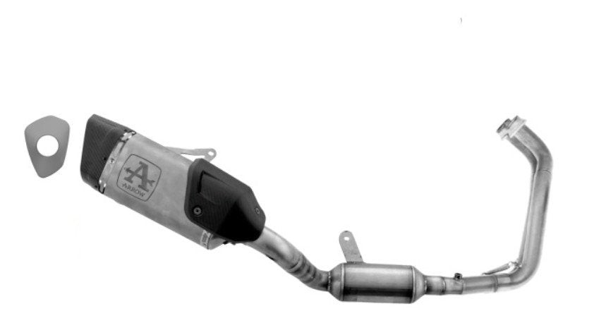 Escape completo ARROW Pista no homologado en titanio completo con colectores en titanio completo para YAMAHA YZF R7 2026 - vista 1