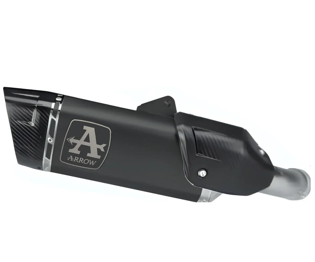 Escape ARROW Pista no homologado en aluminio negro para KTM RC 990 R 2026 - vista 1