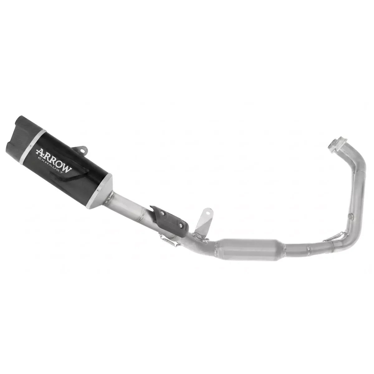 Escape completo ARROW Indy Race homologado en aluminio negro con colectores en acero inoxidable para YAMAHA TRACER 7 / 700 / GT 25-26 - vista 1