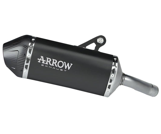 Escape ARROW Explorer homologado en aluminio negro para KAWASAKI KLE 500 2026 - vista 1