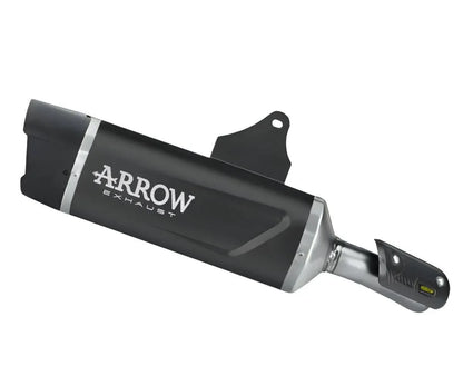 Escape ARROW Indy Race homologado en aluminio negro para TRIUMPH TRIDENT 800 2026 - vista 1