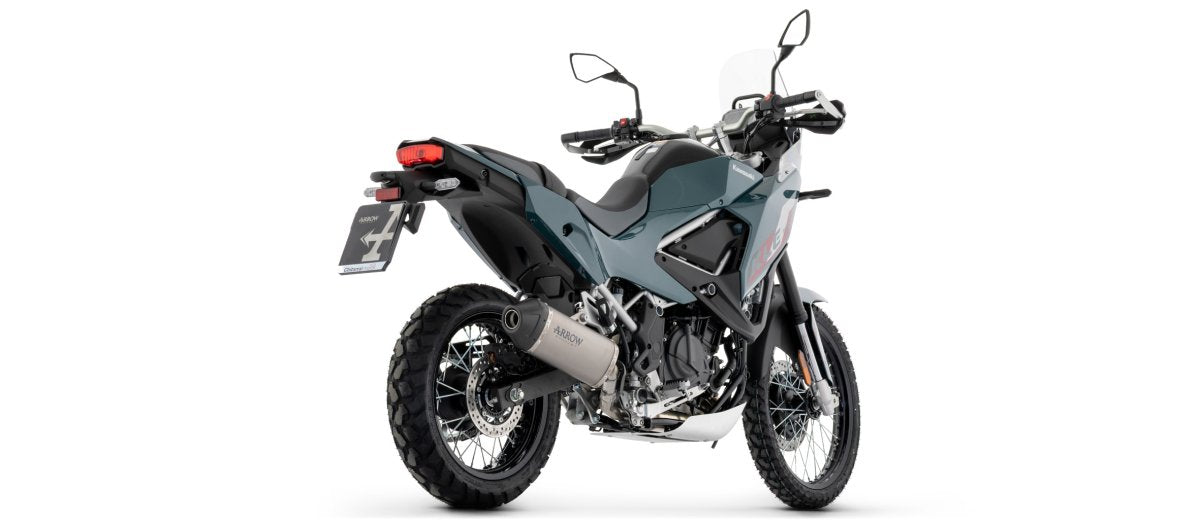 Escape ARROW Explorer homologado en titanio para KAWASAKI KLE 500 2026 - vista 3