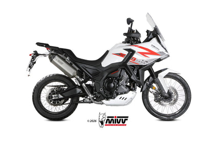 Escape homologado Mivv Speed Edge en Acero inox. para Zontes 703 F 25-26