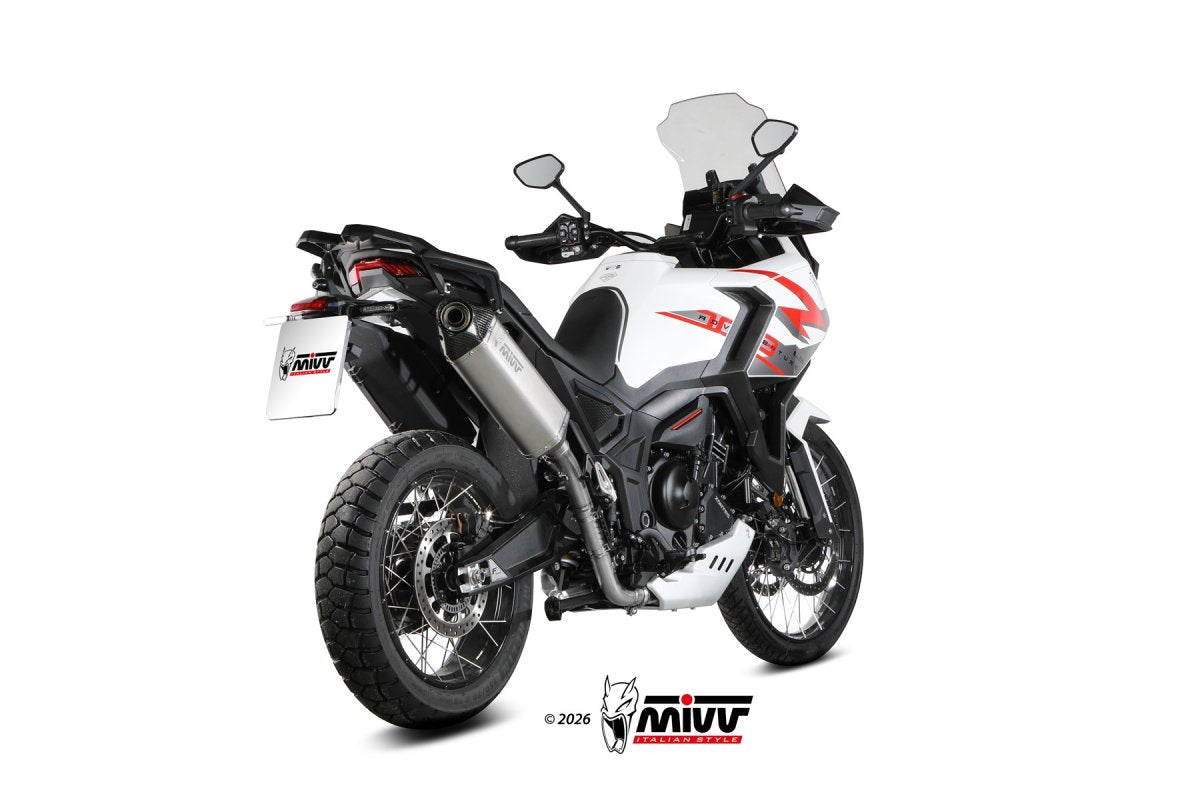 Escape homologado Mivv Speed Edge en Acero inox. para Zontes 703 F 25-26
