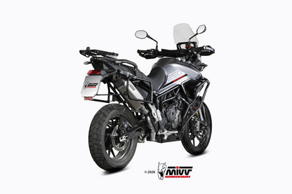 Escape homologado Mivv Speed Edge en Acero inox. para Triumph Tiger 850 Sport 21-25