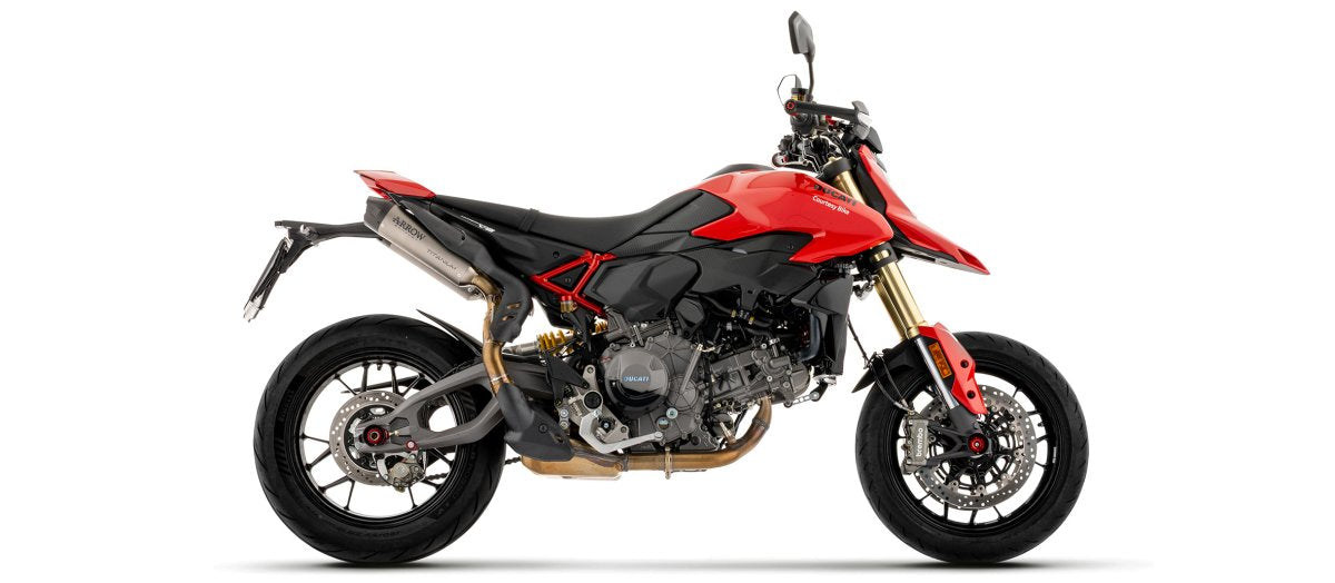 Escape ARROW Round-Sil homologado en titanio para DUCATI HYPERMOTARD 890 2026 - vista 4