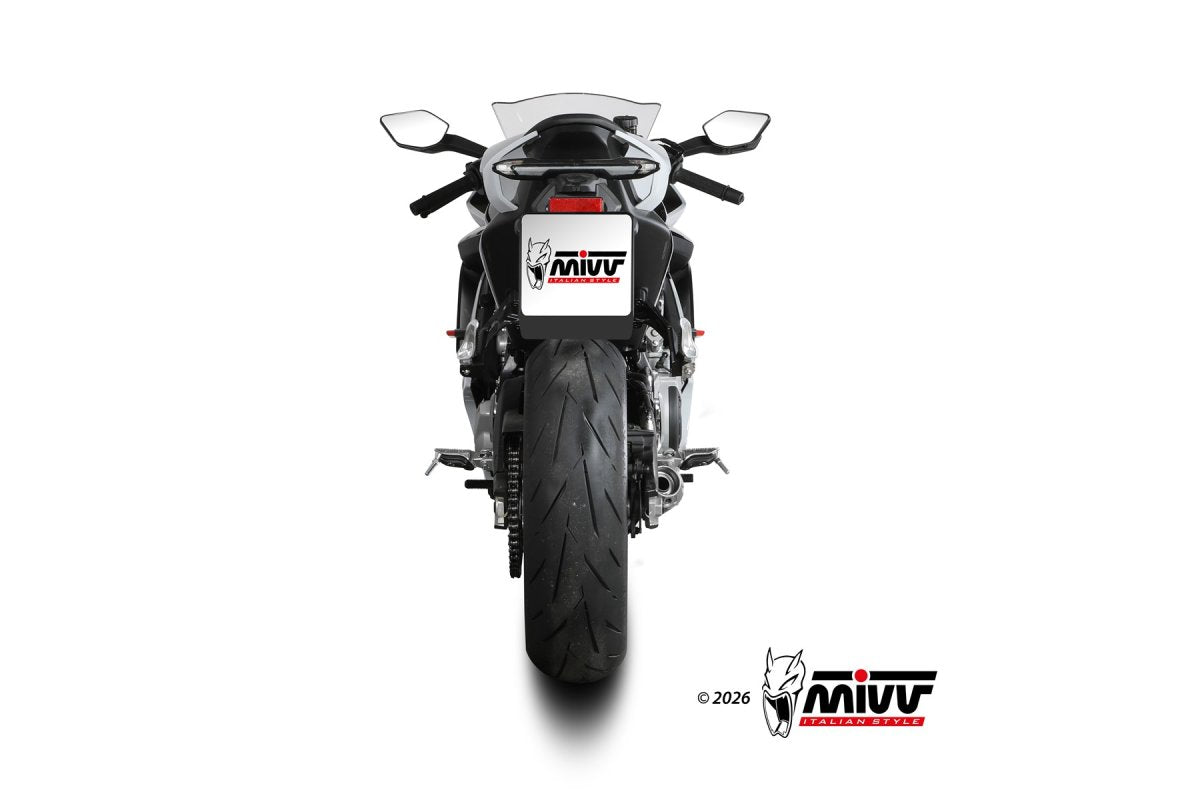 Escape completo homologado Mivv X-M1 en Titanio para CF Moto 675 SR 25-26