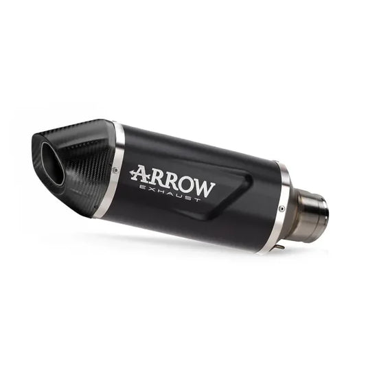 Escape ARROW Indy Race homologado en aluminio negro para BMW F 450 GS 2026 - vista 1