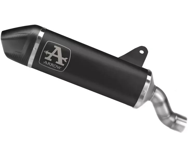 Escape ARROW Indy Race homologado en aluminio negro para DUCATI DESERT X 950 2026 - vista 1