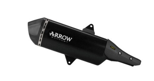 Escape ARROW Explorer no homologado en aluminio negro para SUZUKI DR-Z4S 25-26 | DR-Z4SM 25-26 - vista 1