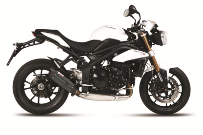 Escape homologado Mivv Suono en Acero negro para Triumph Speed Triple 1050 / R / S / RS 11-15