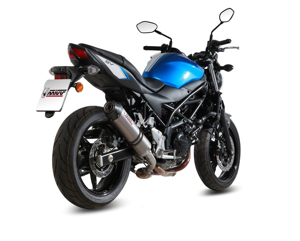 Escape homologado Mivv OVAL en Titanio para Suzuki SV 650 /S 16-24