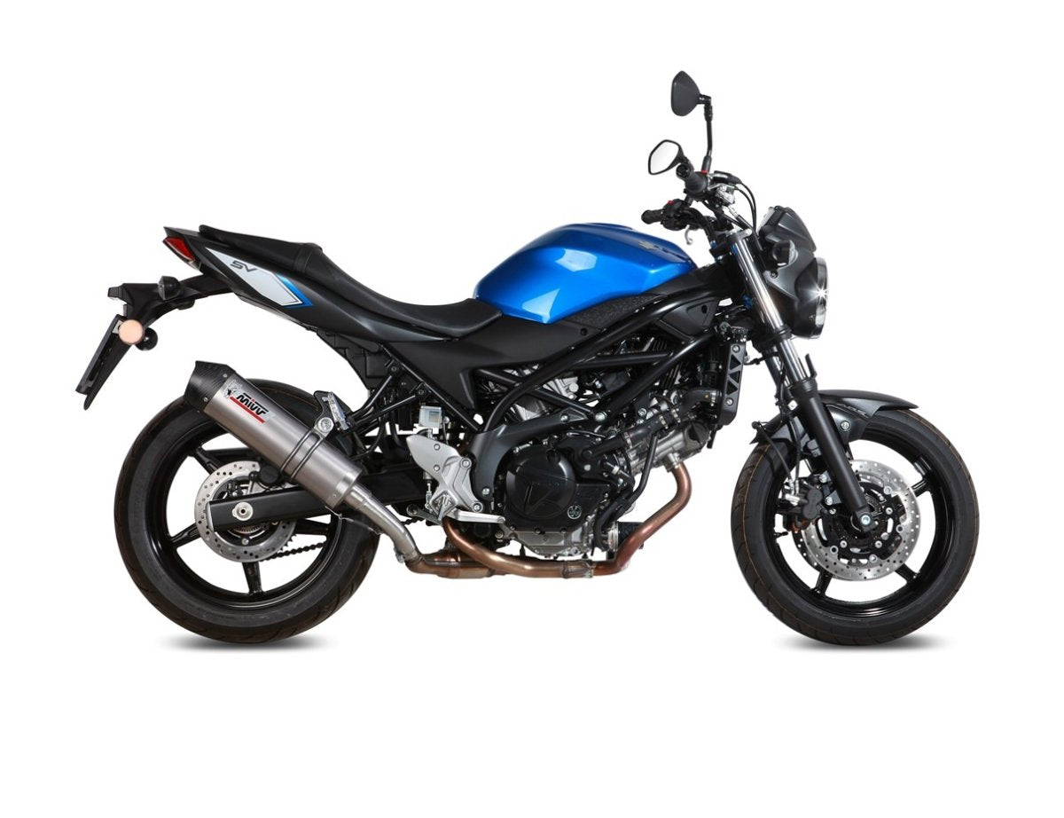 Escape homologado Mivv OVAL en Titanio para Suzuki SV 650 /S 16-24