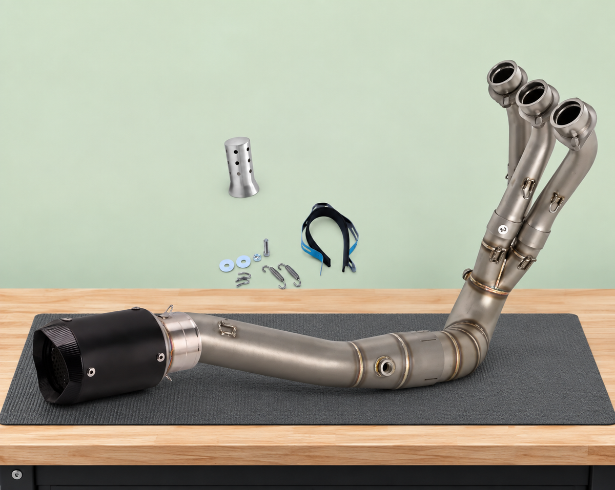 Línea Completa Artesanal Yamaha MT-09/ R9/ XSR900 (2021-2026) Acero Inoxidable