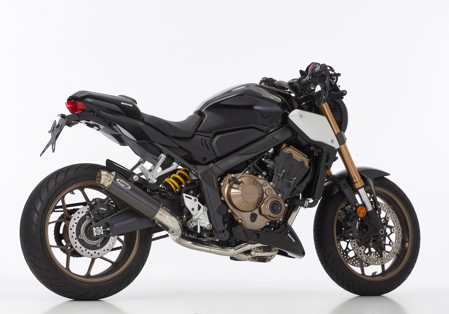 Línea Completa SHARK SRC 4 Honda CB650R/ CBR650R (2019-2020) HOMOLOGADO