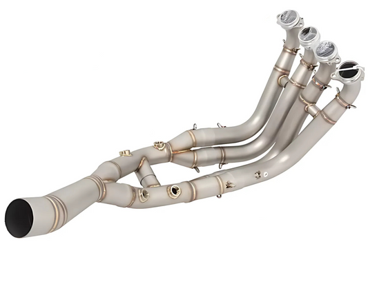 Coletores artesanais em aço inoxidável para BMW S1000RR/ S1000R/ M1000RR/ M1000R (2019-2025)