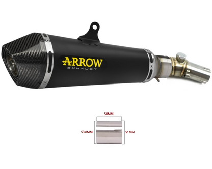Escape ARROW X-Kone Homologado KAWASAKI VERSYS 650 17-22 | Z 650 17-20 | NINJA 650 17-21