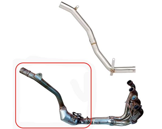 Supresor de Catalizador Artesanal Suzuki GSR 600 (2006-2011) Acero Inox