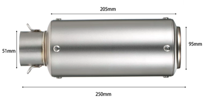Universal Motorcycle Muffler 51mm