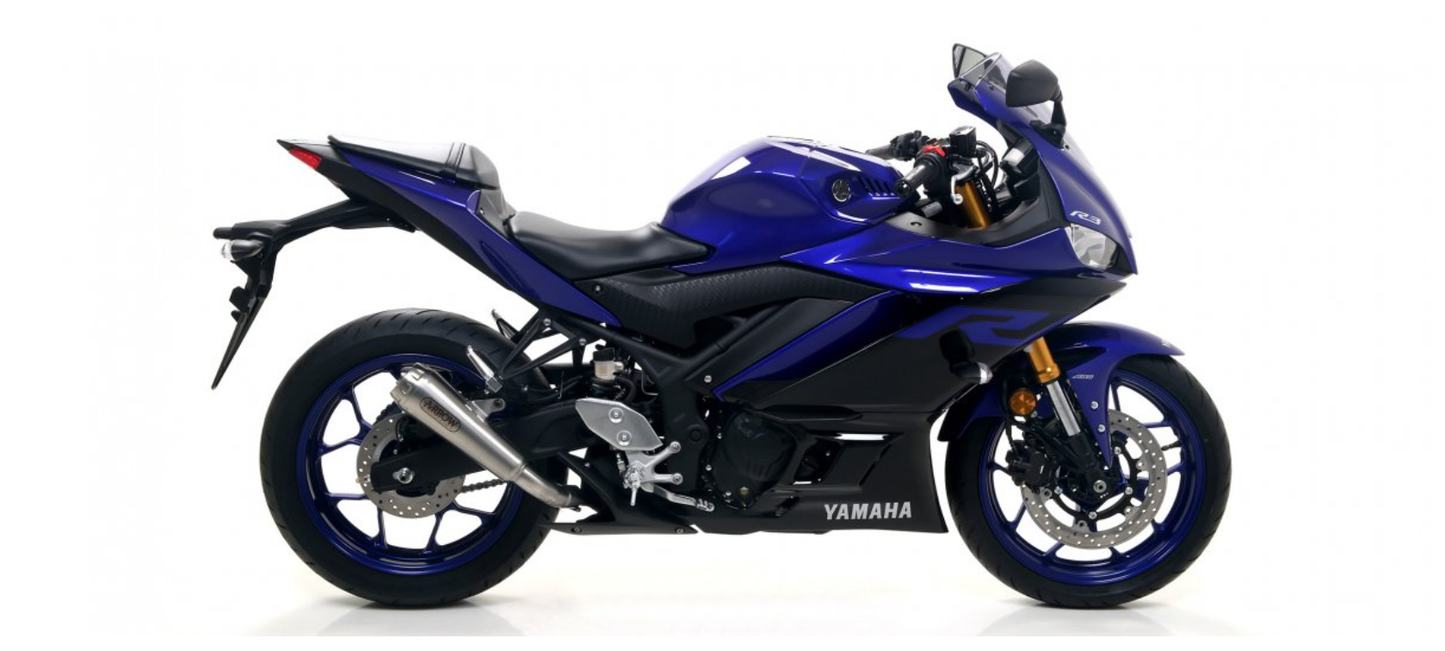 ARROW PRO-Race Homologated Exhaust for YAMAHA YZF R3 (2019-2020) in Nichrome