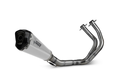 Mivv Delta Race approved full exhaust in stainless steel for Kawasaki Z 650 17-23 | Ninja 650 17-23
