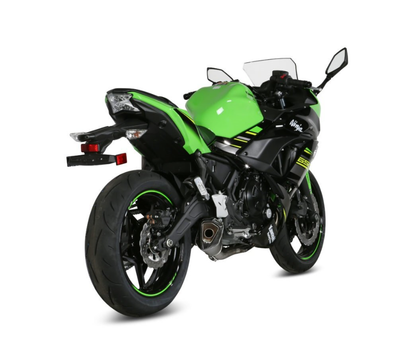 Mivv Delta Race approved full exhaust in stainless steel for Kawasaki Z 650 17-23 | Ninja 650 17-23