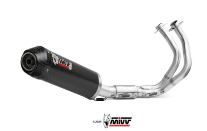 Mivv OVAL Carbon Full Exhaust for Kawasaki Ninja 650 24-25 | Z 650 24-25