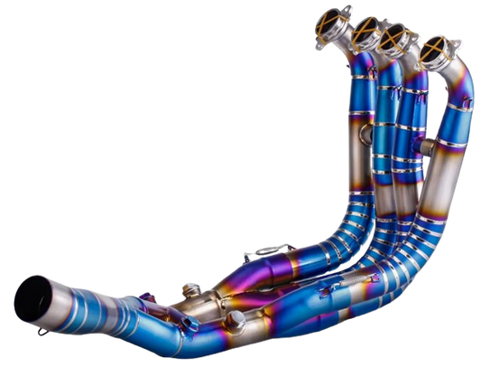 Coletores artesanais em titânio para BMW S1000RR/ S1000R/ S1000XR/ M1000RR/ M1000R/ M1000XR (2019-2025)