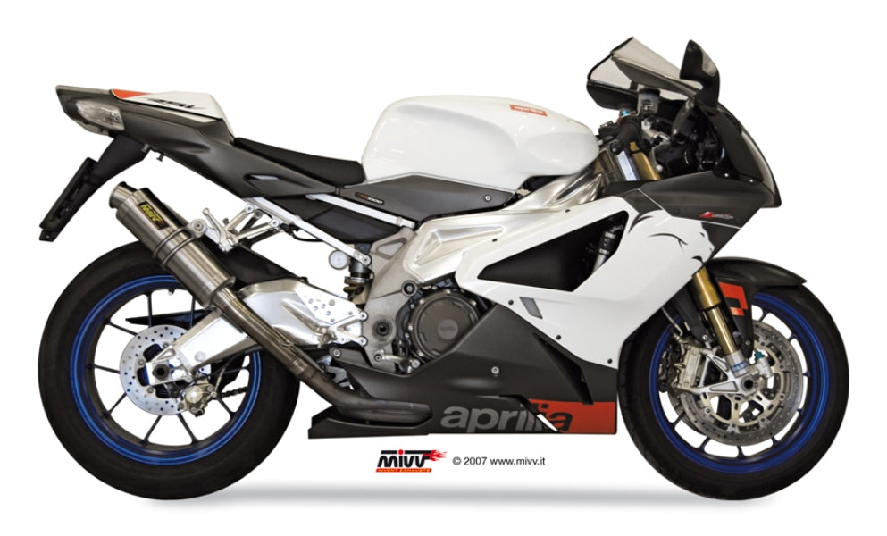 Escape no homologado Mivv GP en Carbono para Aprilia