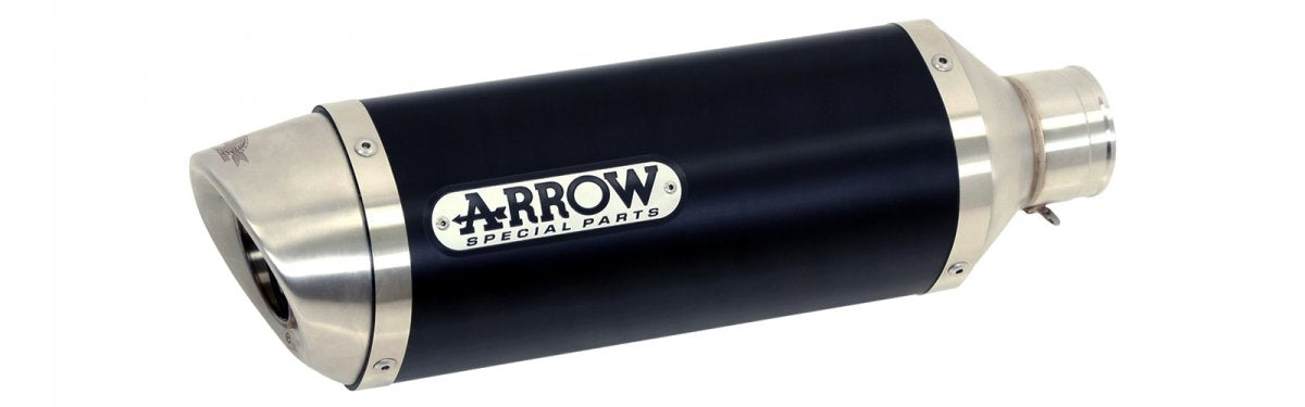 Escape ARROW Thunder homologado en aluminio negro para HONDA CB 125 F 17-20