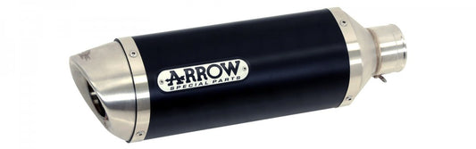 Escape ARROW Thunder homologado en aluminio negro para HONDA CB 125 F 17-20