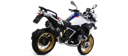 ARROW Maxi Race-Tech exhaust approved in black aluminum for BMW R 1200 GS/ADV 13-18 | R 1250 GS/ADV 19-24 
