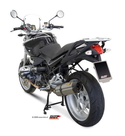 Escape homologado Mivv Suono en Titanio para BMW R 1200 R 08-10