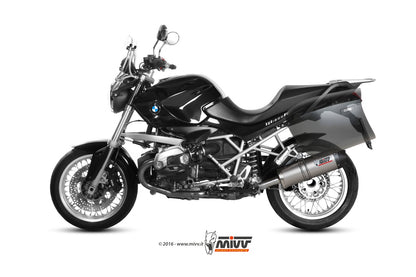Escape homologado Mivv OVAL en Titanio para BMW R 1200 R 11-14