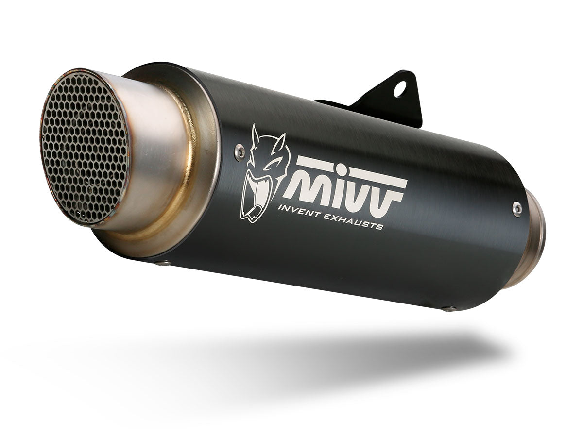 Escape homologado Mivv GP PRO en Acero negro para BMW S 1000 RR - vista 1