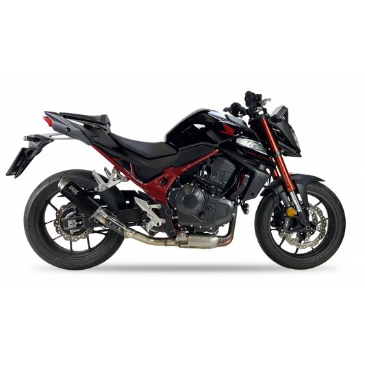 Escape IXIL RC3B homologado en acero negro para HONDA CB 750 HORNET 2025