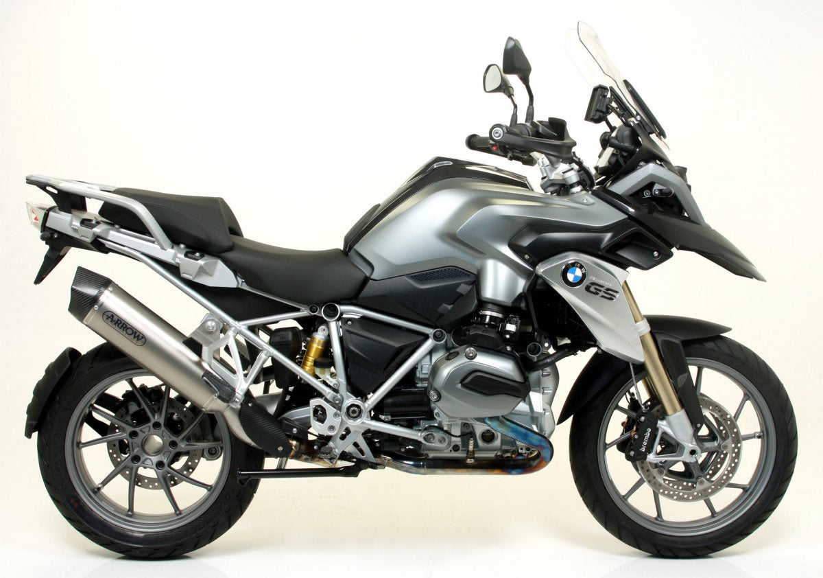 Escape ARROW Maxi Race-Tech aprovado em titânio para BMW R 1200 GS/ADV 13-18 | R 1250 GS/ADV 19-24 
