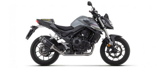 Escape ARROW Indy Race homologado en aluminio negro para HONDA CB 750 HORNET 23-25