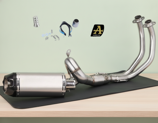 Línea Completa Artesanal Yamaha MT-07/ R7/ Tracer 7/ XSR700 (2014-2026) Acero Inoxidable